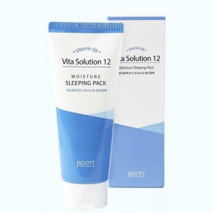 Придбати оптом Зволожуюча нічна маска Vita Solution 12 Moisture Sleeping Pack, JIGOTT - 180 мл