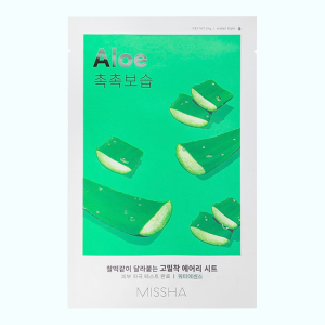 Придбати оптом Тканинна маска з екстрактом алое Airy Fit Sheet Mask Aloe, MISSHA - 1 шт