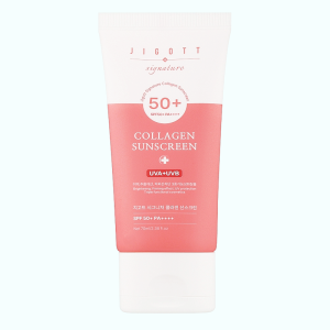 Сонцезахисний крем з колагеном Signature Collagen Sunscreen SPF50+, JIGOTT - 70 мл