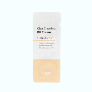 Придбати оптом Пробник ВВ-крем із екстрактом центеллі Cica Clearing BB Cream #13 Neutral Ivory, PURITO - 1 мл