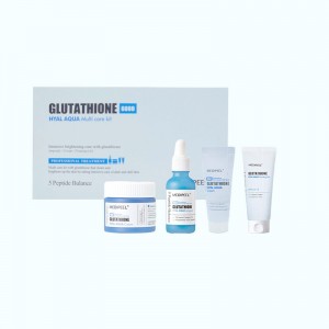 Набір засобів для обличчя з гіалуроновою кислотою та вітамінами Glutathione Hyal Aqua Multi Care Kit, MEDI-PEEL