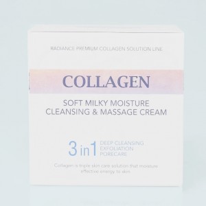 Придбати оптом Масажний очіщуючий крем для обличчя та тіла Enough Collagen Soft Milky Moisture Cleansing & Massage Cream - 300 г