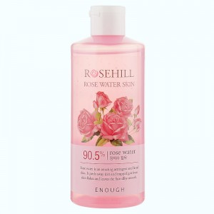 Тонер для обличчя з гідролатом троянди Enough Rosehill-Rose Water Skin - 300 мл