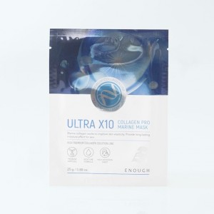 Тканинна маска для обличчя з колагеном Enough Ultra x10 collagen pro marine mask - 25 мл