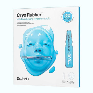 Альгінатна маска екстра зволожуюча для обличчя Dr.Jart Cryo Rubber with Moisturizing Hyaluronic Acid Mask - 40 г + 4 г