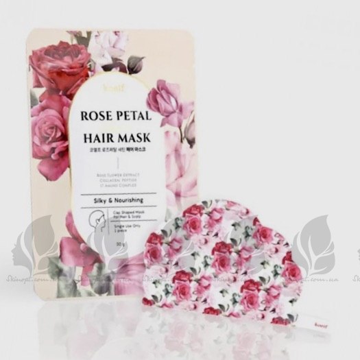 Придбати оптом Живильна маска-шапочка для волосся KOELF Rose Petal Satin Hair Mask - 30g