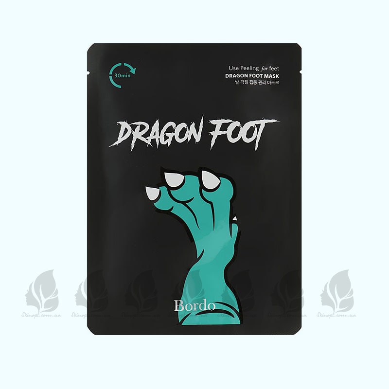 Придбати оптом Пілінг-шкарпетки Dragon Foot Peeling Mask, Bordo COOL - 40 гр