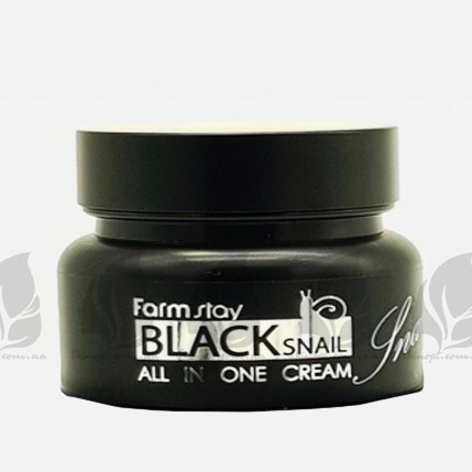 Придбати оптом Антивіковий крем для обличчя з чорним равликом FARMSTAY BLACK SNAIL ALL-IN ONE CREAM - 100 мл